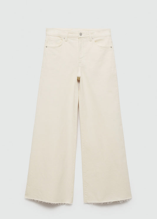 MNG Mid Waist Culotte Jeans