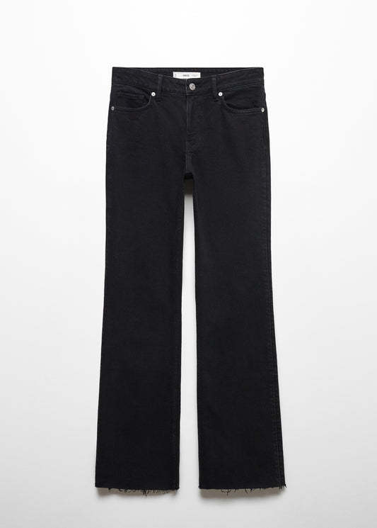 Medium-Rise Flared Womens Jeans