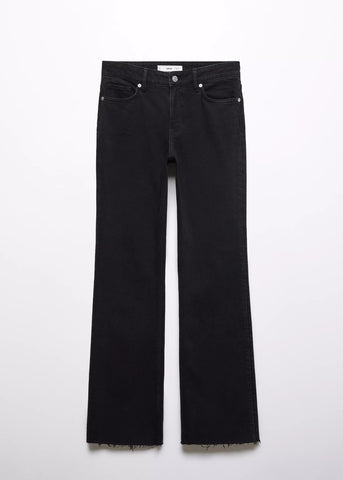 MNG Medium-Rise Flared Jeans