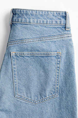 Mom Slim Fit High Waist Ankle Jeans