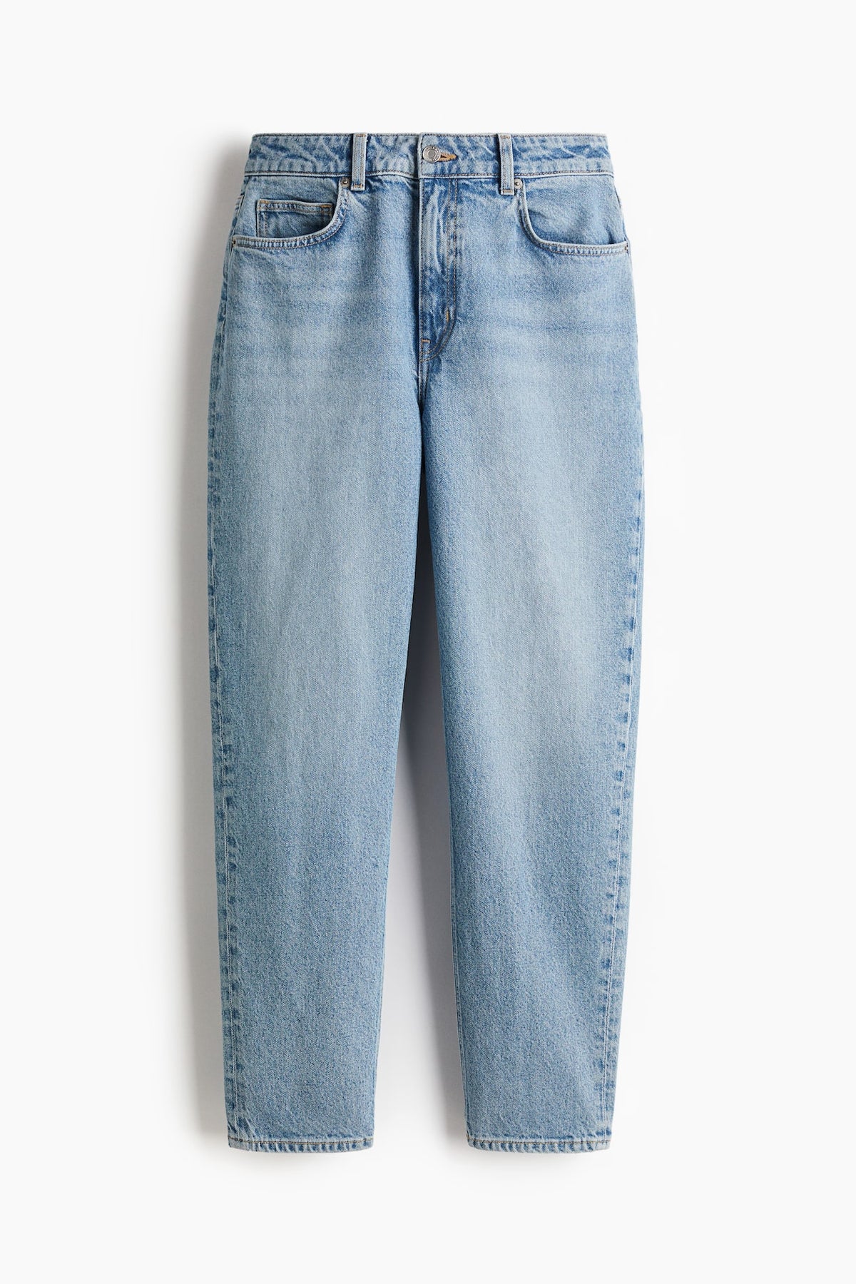 Mom Slim Fit High Waist Ankle Jeans