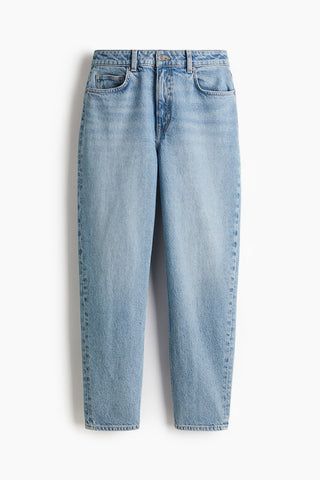 Mom Slim Fit High Waist Ankle Jeans