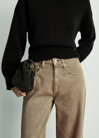 High-Waist Balloon Womens Jeans