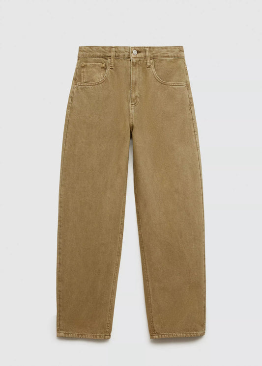 High-Waist Balloon Womens Jeans