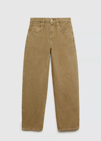 High-Waist Balloon Womens Jeans
