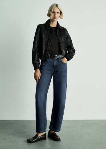 High-Rise Balloon Womens Jeans