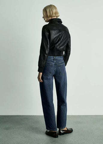 High-Rise Balloon Womens Jeans