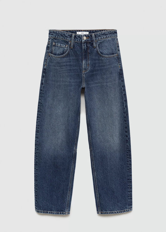High-Rise Balloon Womens Jeans
