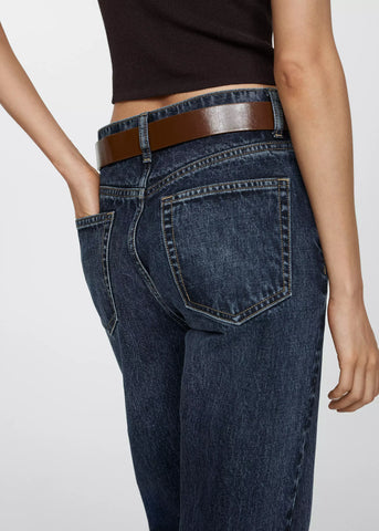 MNG High Waist Straight Jeans
