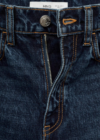 MNG High Waist Straight Jeans