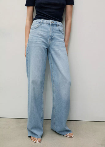 MNG Danila High-Waisted Wide Leg Jeans