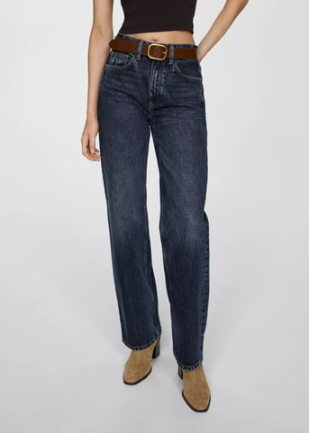 MNG High Waist Straight Jeans