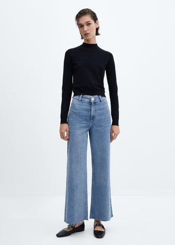 MNG Catherin High-Rise Culotte Jeans