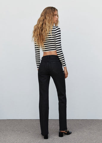 Medium-Rise Flared Womens Jeans