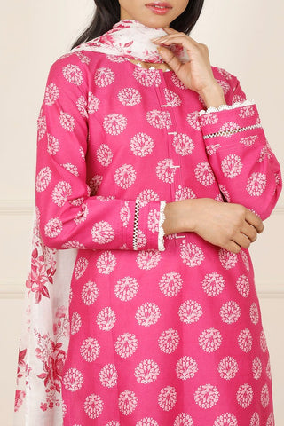 SAYA Unstitched Printed Lawn 3 Piece Suit
