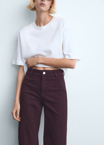 Catherin Culotte High-Rise Womens Jeans