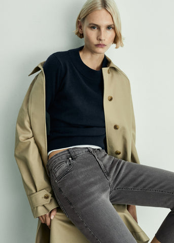 MNG Sienna Flared Cropped Jeans