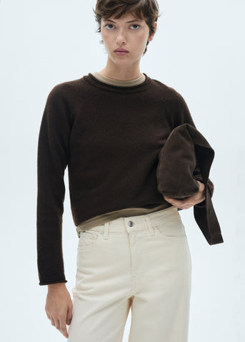 MNG Mid Waist Culotte Jeans