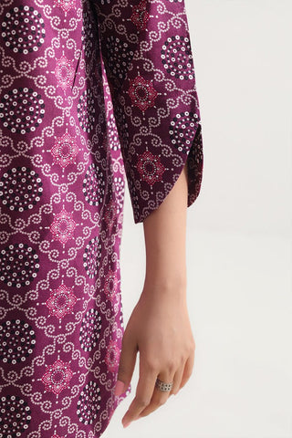 SAYA Unstitched Printed Lawn 3 Piece Suit