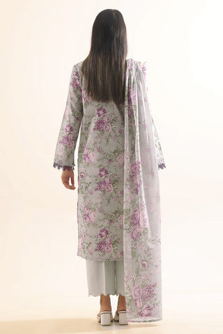 SAYA Unstitched Printed Lawn 3 Piece Suit