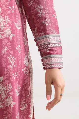 SAYA Unstitched Printed Lawn 3 Piece Suit