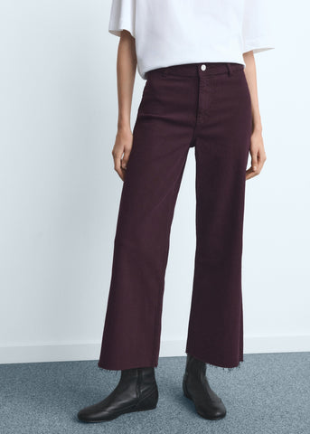 Catherin Culotte High-Rise Womens Jeans