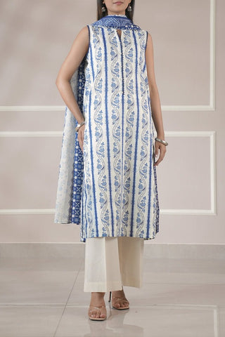 SAYA Unstitched Printed Lawn 3 Piece Suit