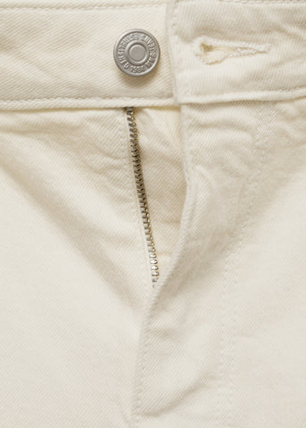 MNG Mid Waist Culotte Jeans