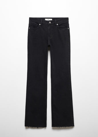 Medium-Rise Flared Womens Jeans