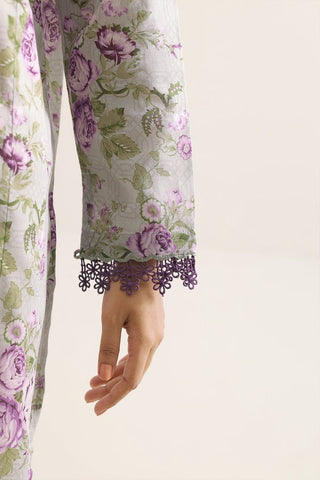 SAYA Unstitched Printed Lawn 3 Piece Suit