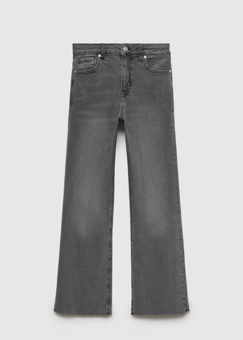 MNG Sienna Flared Cropped Jeans