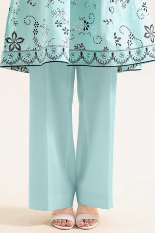 SAYA Unstitched Printed Self Strip Lawn 3 Piece Suit