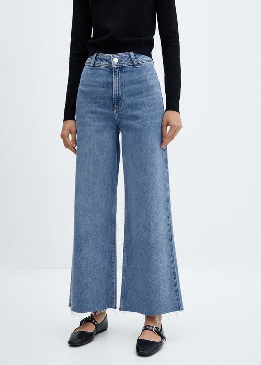 MNG Catherin High-Rise Culotte Jeans