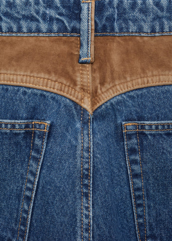 Straight-Fit With Contrasting Details Womens Jeans