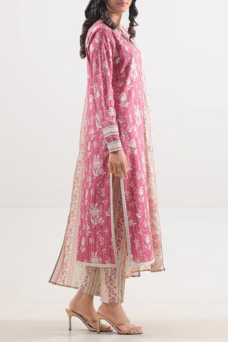 SAYA Unstitched Printed Lawn 3 Piece Suit