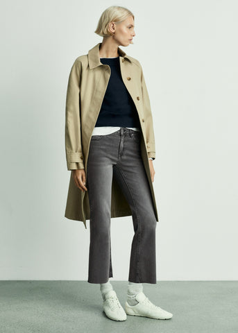 MNG Sienna Flared Cropped Jeans